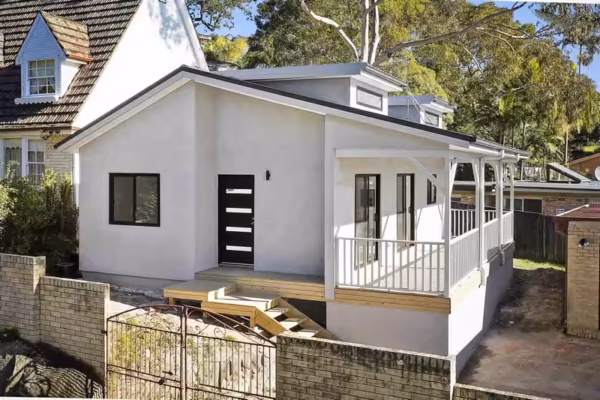Granny-flat-sydney-60sqm-open-plan-design-render-balcony-frontage-view-secondary-dwelling-build
