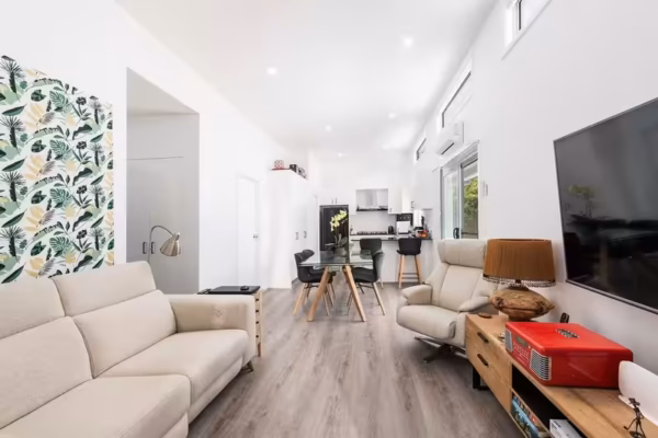 granny-flat-sydney-bluegum-design-skylights-raked-ceilings-kitchen-2bedroom-LVT-Hybrid-flooring