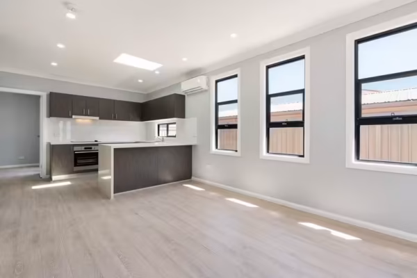 granny-flat-sydney-bluegum-kitchen-design-polytec-westinghouse-quantum-quartz-skylight-single-hung-black-windows granny-flat-sydney-bluegum-kitchen-design-polytec-westinghouse-quantum-quartz-skylight-single-hung-black-windows